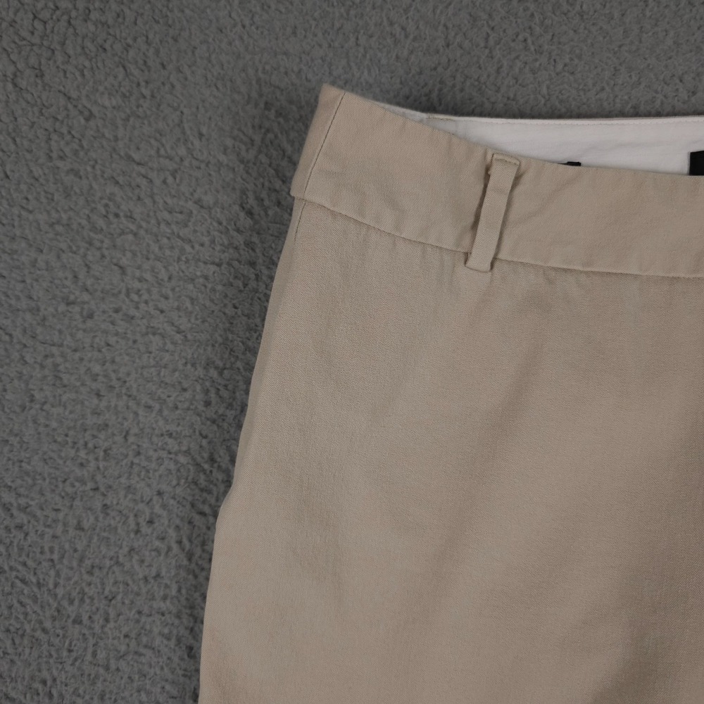 Talbots Pants Womens 6 Khaki Beige Heritage Ankle Stretch Side Zip Career Office - Picture 10 of 13